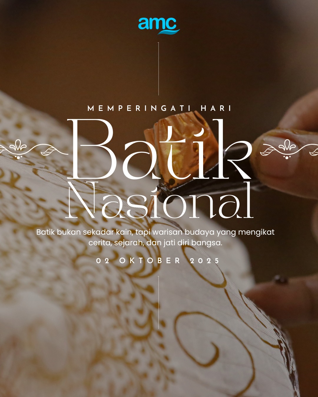 Setiap helai batik menyimpan cerita.
Tentang tangan-tangan yang sabar, filosofi yang dalam, dan warisan yang tak tergantikan.
Batik bukan hanya pakaian—ia adalah identitas.

Batik bukan hanya untuk bergaya, tapi untuk menghormati mereka yang menjaga tradisi ini tetap hidup.

Selamat Hari Batik Nasional! 

#BatikAdalahKita #HariBatik2025
