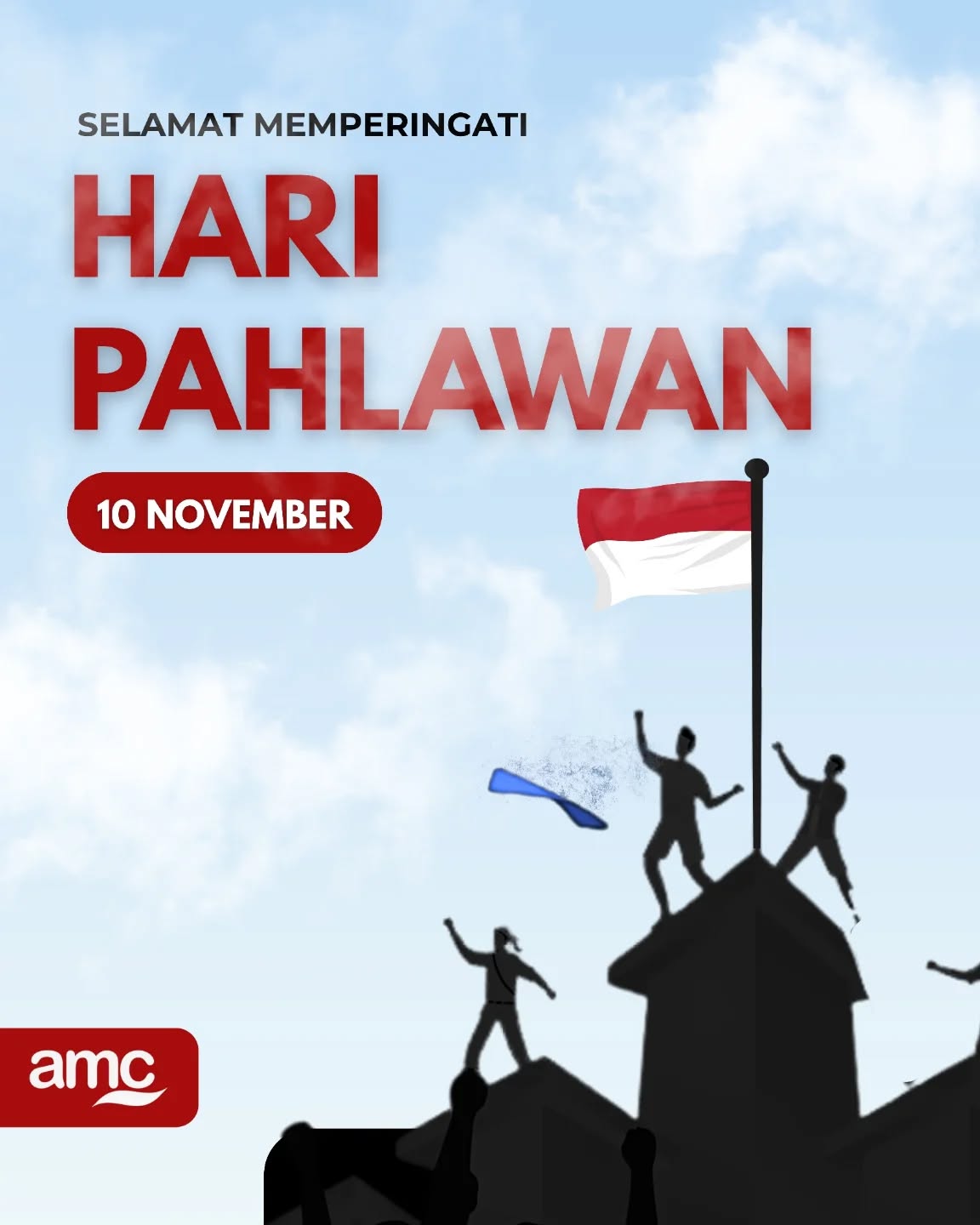 Perjuangan hari ini tidak lagi dengan bambu runcing, tapi dengan semangat, ilmu, dan dedikasi.

Mari lanjutkan perjuangan para pahlawan dengan memberikan yang terbaik bagi negeri.

Selamat memperingati hari pahlawan

#haripahlawan #semangatpahlawan #banggaindonesia