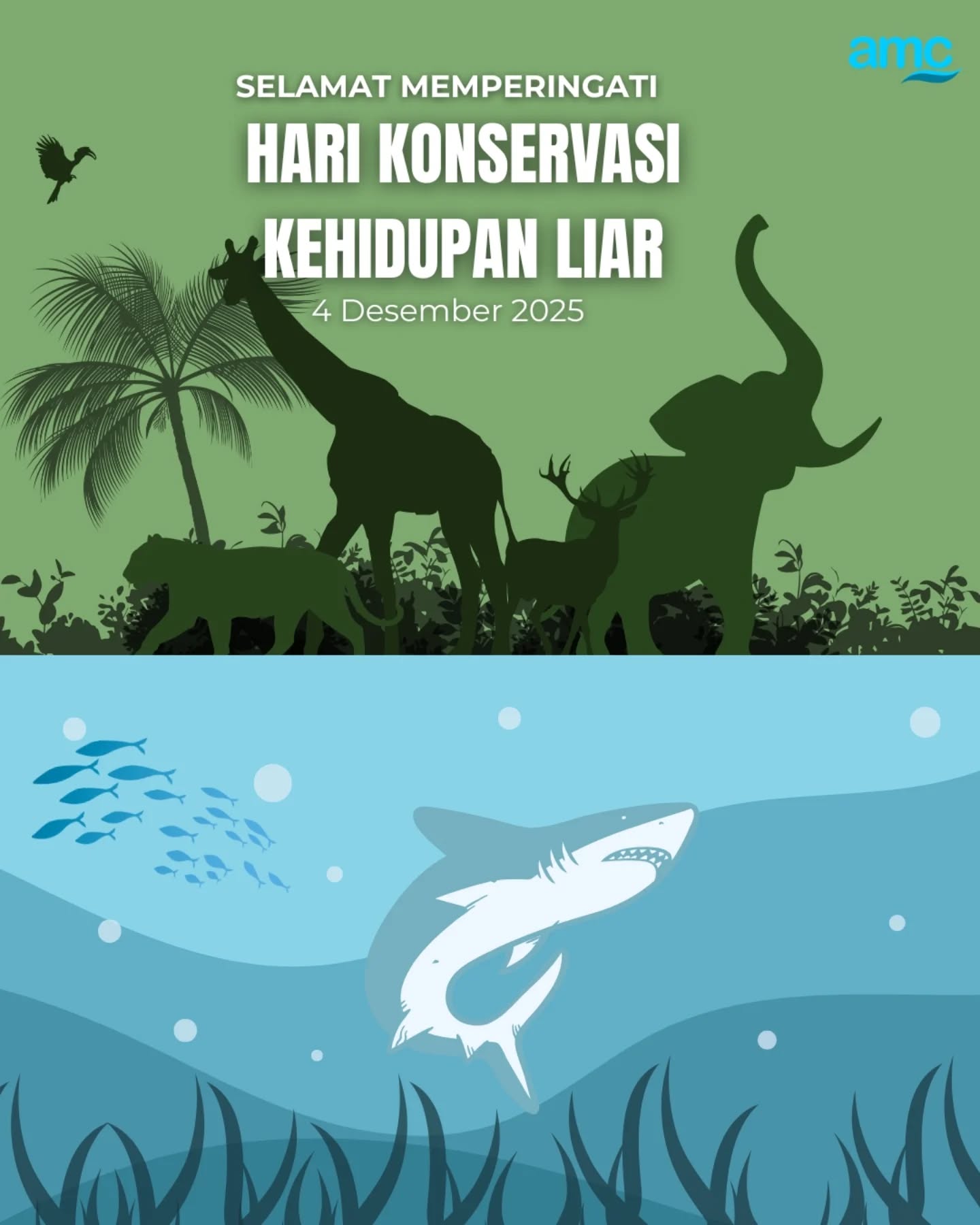 Hari ini kita memperingati Hari Konservasi Kehidupan Liar. 🌏🐾
Setiap spesies punya peran penting dalam keseimbangan bumi. Dengan menjaga satwa liar, kita menjaga kehidupan. 🌿🦋
#HariKonservasiKehidupanLiar #WildlifeConservationDay
