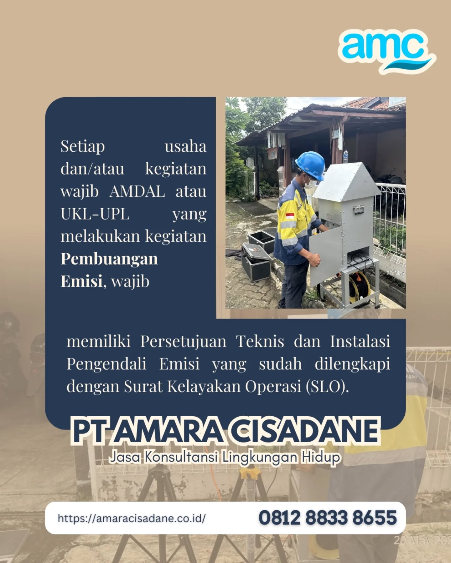 Kegiatan usaha Anda memiliki sumber emisi (Boiler, Genset, Furnace, Proses Produksi)?

Sesuai Peraturan Menteri LHK Nomor 5 Tahun 2021, setiap usaha wajib AMDAL atau UKL-UPL yang menghasilkan emisi harus memenuhi Persetujuan Teknis Emisi sebagai bagian dari pemenuhan Persetujuan Lingkungan.

Dokumen Persetujuan Teknis Emisi memuat antara lain:
✔️ Identifikasi & karakteristik sumber emisi
✔️ Perhitungan laju alir dan beban emisi
✔️ Spesifikasi serta efisiensi alat pengendali emisi
✔️ Titik penaatan & rencana pemantauan
✔️ Pemenuhan baku mutu emisi sesuai ketentuan

Kami membantu penyusunan dokumen secara sistematis, berbasis data teknis, serta selaras dengan dokumen AMDAL/UKL-UPL yang telah dimiliki.

Pendekatan kami:
📊 Analisis teknis yang terukur
📑 Penyusunan sesuai format regulasi
📌 Pendampingan hingga proses pengajuan

Untuk konsultasi awal, silakan hubungi WhatsApp: 0812-8833-8655

#PersetujuanTeknis #PertekEmisi #PermenLHK5Tahun2021 #AMDAL #UKLUPL KonsultanLingkungan PengendalianPencemaranUdara