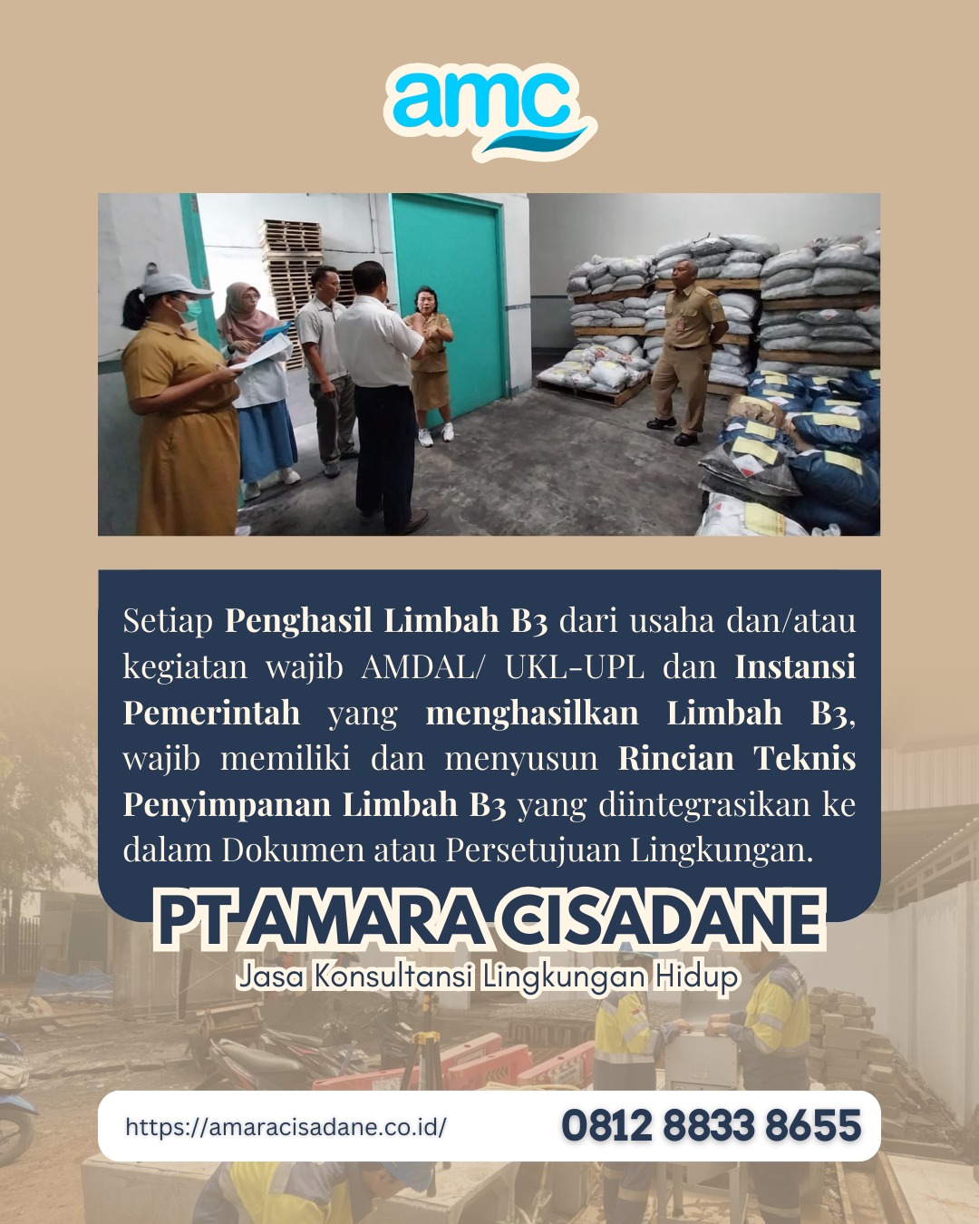Setiap kegiatan usaha yang menghasilkan Limbah B3 memiliki kewajiban untuk mengelola dan menyimpan limbahnya dengan aman sebelum diserahkan kepada pihak pengangkut atau pengelola berizin.

Sesuai PP No. 22 Tahun 2021 dan Permen LHK No. 5 Tahun 2021, penghasil Limbah B3 wajib menyusun Dokumen Rincian Teknis Penyimpanan Limbah B3.

Kami membantu penyusunan dokumen Rincian Teknis Limbah B3 secara sistematis, selaras dengan dokumen AMDAL atau UKL-UPL, serta sesuai dengan ketentuan regulasi yang berlaku.

📊 Analisis teknis yang terukur
📑 Penyusunan sesuai standar regulasi
📌 Pendampingan hingga proses pengajuan

Untuk konsultasi awal, silakan hubungi kami melalui WhatsApp: 0812-8833-8655

#LimbahB3 #TPSLimbahB3 #RincianTeknisLimbahB3 #PP22Tahun2021 #PermenLHK5Tahun2021 #AMDAL #UKLUPL #KonsultanLingkungan