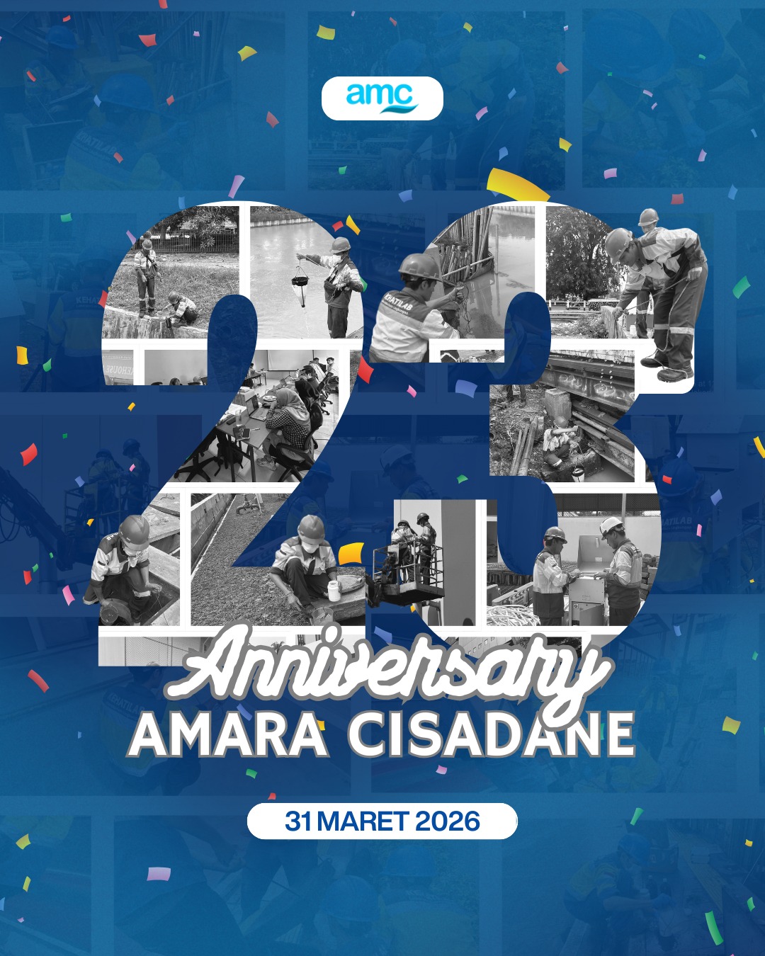 Hari ini kami merayakan perjalanan yang penuh dedikasi, inovasi, dan kepercayaan. 

Setiap langkah adalah bukti komitmen kami untuk terus berkembang dan memberikan dampak yang lebih besar.

Selamat Bertambah Usia PT. Amara Cisadane. Terima kasih kepada seluruh klien, mitra, dan tim yang telah menjadi bagian dari perjalanan Perusahaan.