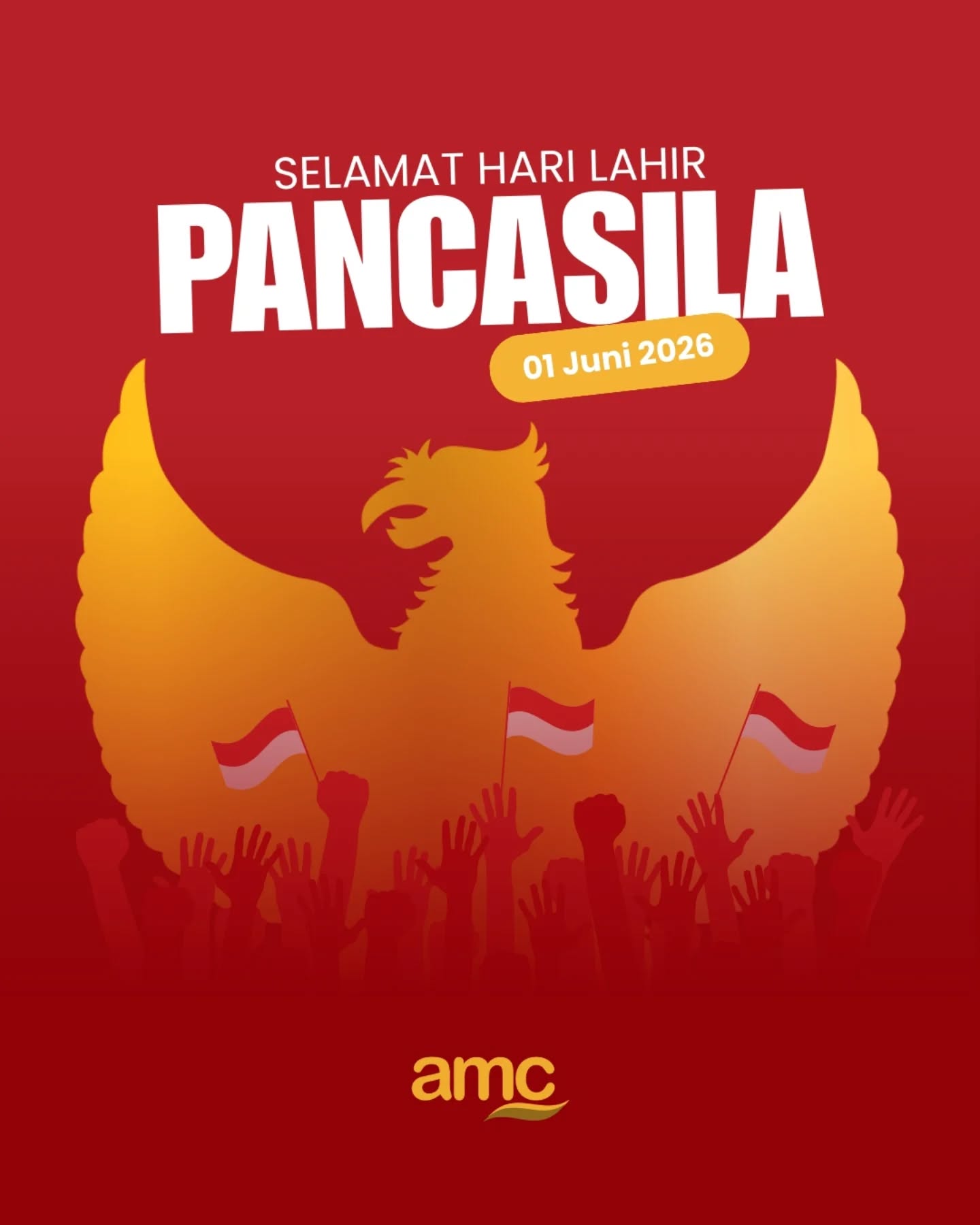 Pancasila adalah kekuatan pemersatu bangsa.
Di tengah perbedaan, kita tetap berdiri sebagai satu Indonesia. 🇮🇩

Selamat Hari Lahir Pancasila
1 Juni 2026

Mari jaga persatuan, junjung toleransi, dan amalkan nilai Pancasila dalam setiap langkah.

#HariLahirPancasila #Pancasila #IndonesiaBersatu