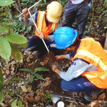 Sampling Kualitas Tanah di Site Pengembangan